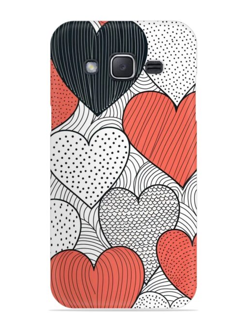 Girly Heart Seamless Snap Case for Samsung Galaxy J2 (2015)