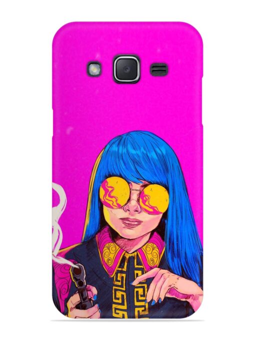 Aesthetic Anime Girl Snap Case for Samsung Galaxy J2 (2015) Zapvi