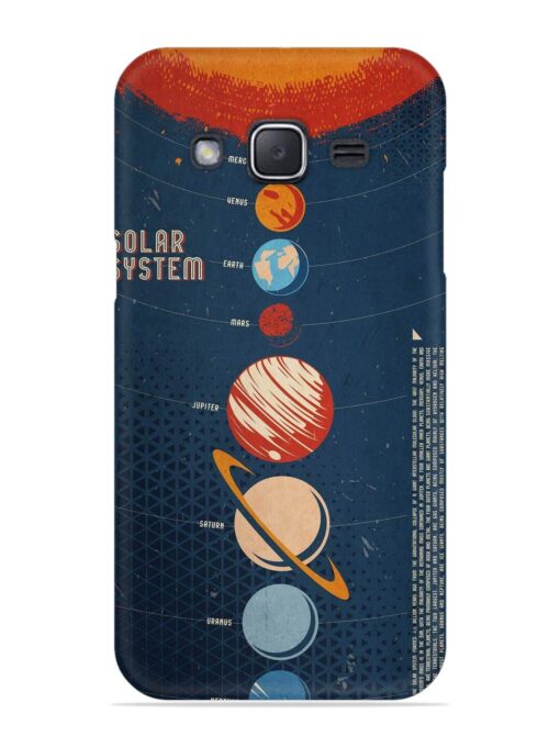 Solar System Vector Snap Case for Samsung Galaxy J2 (2015)