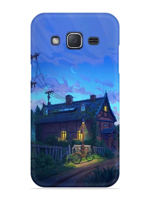 Beautiful Village House Snap Case for Samsung Galaxy J2 (2015) Zapvi