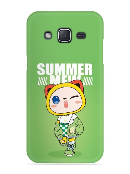 Summer Mew Snap Case for Samsung Galaxy J2 (2015) Zapvi