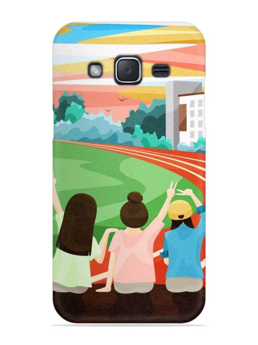 School Playground Snap Case for Samsung Galaxy J2 (2015) Zapvi