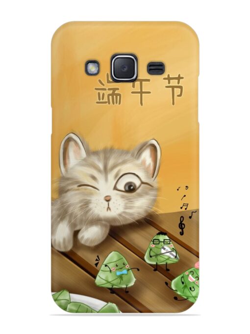 Cat Scorpion Dancing Snap Case for Samsung Galaxy J2 (2015)