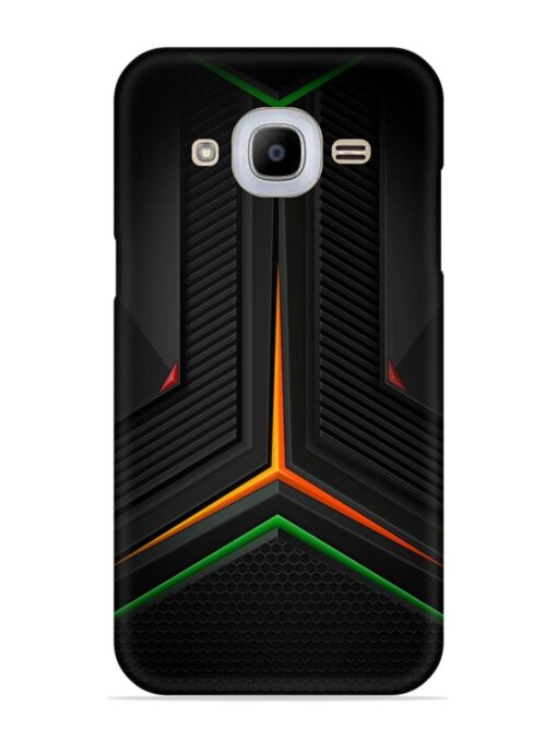 Orange Triangle Light Snap Case for Samsung Galaxy J2 (2016)