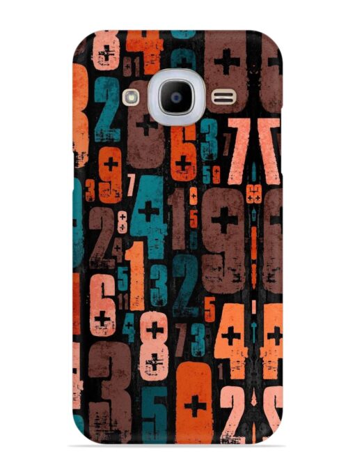 0 To 9 Art Snap Case for Samsung Galaxy J2 (2016) Zapvi