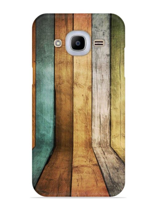 Wooden Realistic Art Snap Case for Samsung Galaxy J2 (2016) Zapvi