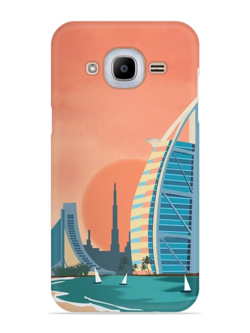 Dubai Architectural Scenery Snap Case for Samsung Galaxy J2 (2016) Zapvi