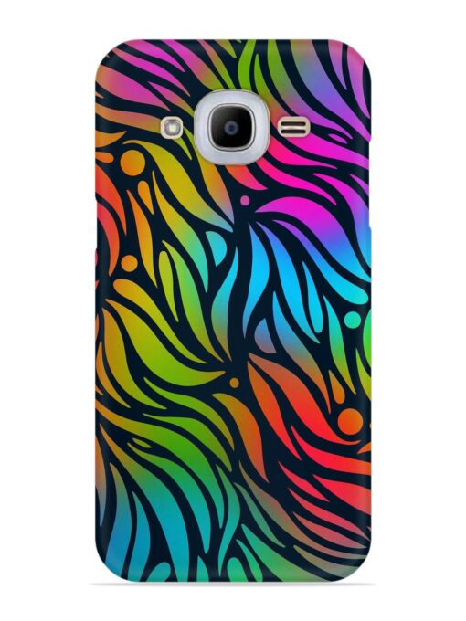 Abstract Leaf Design Snap Case for Samsung Galaxy J2 (2016) Zapvi