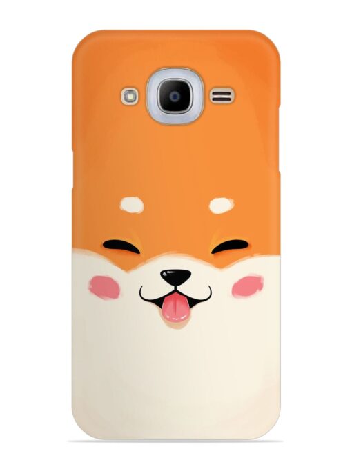 Happy Cat Art Snap Case for Samsung Galaxy J2 (2016) Zapvi