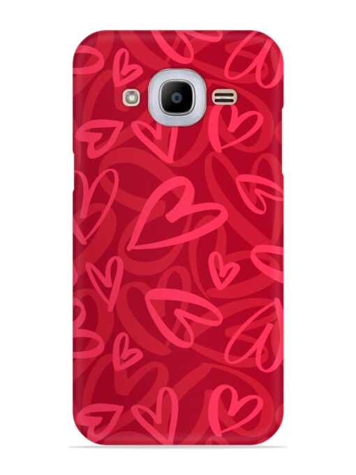 Seamless Romantic Pattern Snap Case for Samsung Galaxy J2 (2016) Zapvi