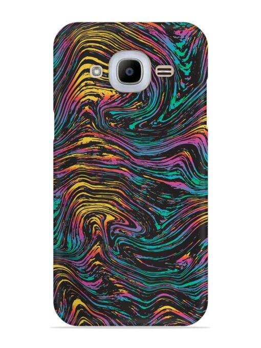 Abstract Liquid Colors Snap Case for Samsung Galaxy J2 (2016) Zapvi