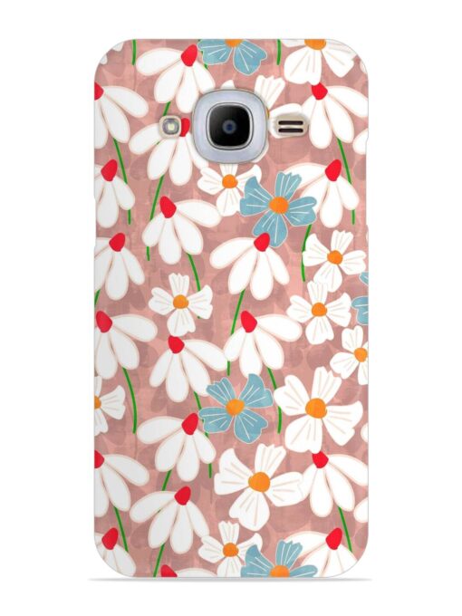 Abstract Petal Flowers Snap Case for Samsung Galaxy J2 (2016) Zapvi