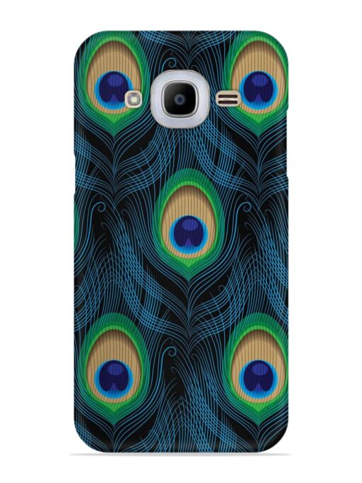 Seamless Pattern Peacock Snap Case for Samsung Galaxy J2 (2016) Zapvi