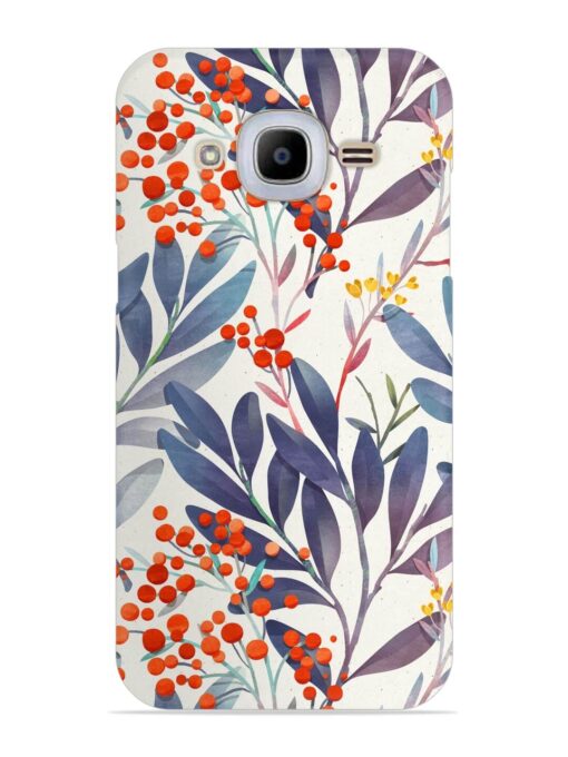 Seamless Floral Pattern Snap Case for Samsung Galaxy J2 (2016)