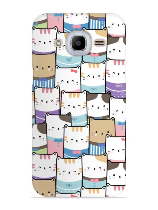 Cute Adorable Cat Snap Case for Samsung Galaxy J2 (2016)