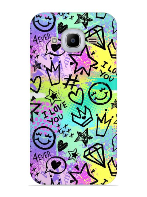 Bright Seamless Pattern Snap Case for Samsung Galaxy J2 (2016) Zapvi