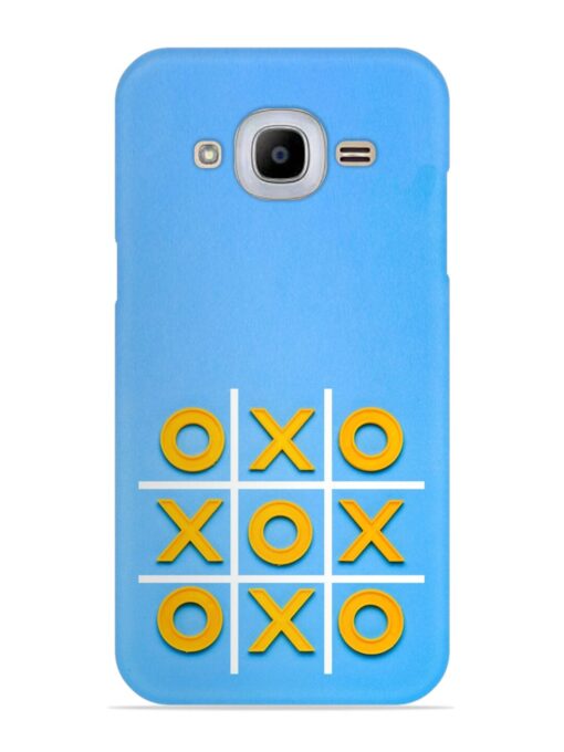 Yellow Plastic Crosses Snap Case for Samsung Galaxy J2 (2016) Zapvi