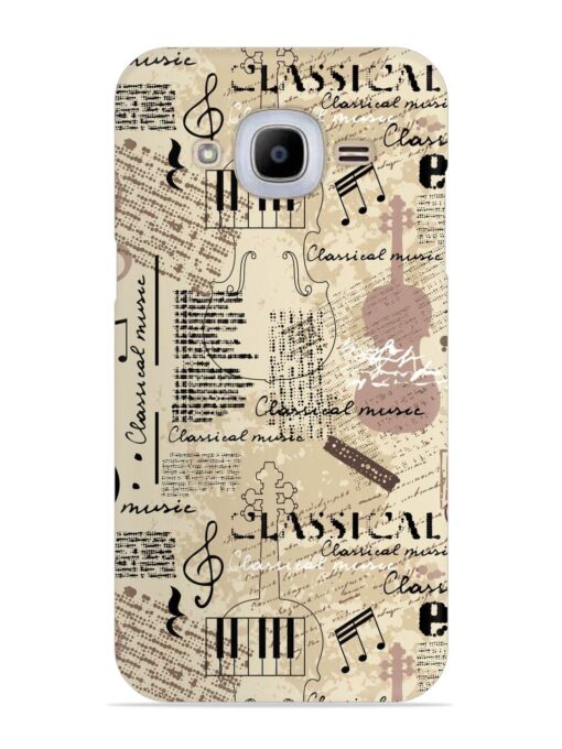 Classical Music Lpattern Snap Case for Samsung Galaxy J2 (2016)