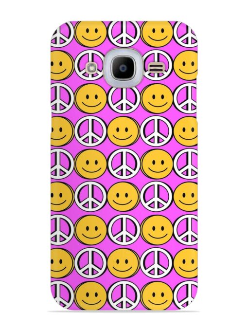 Smiley Face Peace Snap Case for Samsung Galaxy J2 (2016)