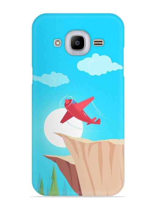 Small Planes In Flight Snap Case for Samsung Galaxy J2 (2016) Zapvi