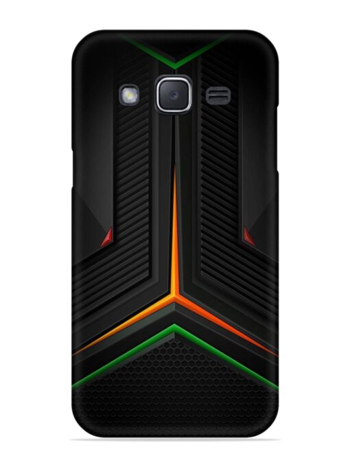 Orange Triangle Light Snap Case for Samsung Galaxy J2 (2017)