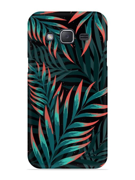 Green Leaf Art Snap Case for Samsung Galaxy J2 (2017) Zapvi