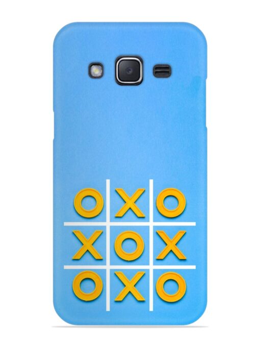 Yellow Plastic Crosses Snap Case for Samsung Galaxy J2 (2017) Zapvi