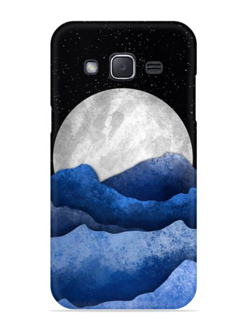 Full Moon Mountain Vector Snap Case for Samsung Galaxy J2 (2017)