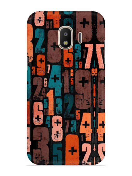 0 To 9 Art Snap Case for Samsung Galaxy J2 (2018) Zapvi