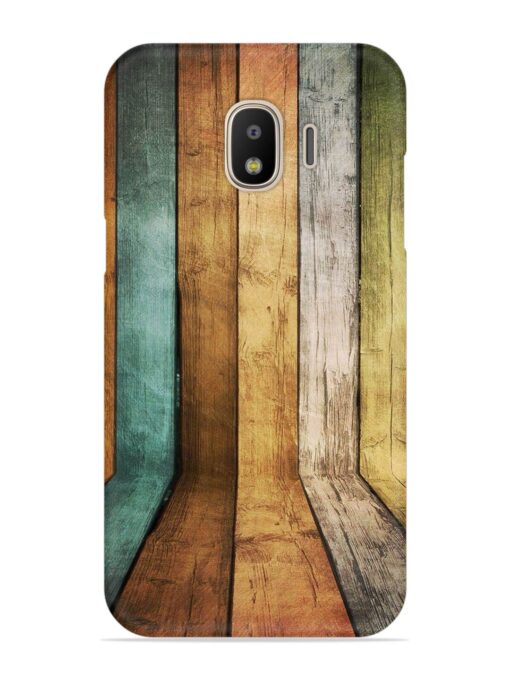 Wooden Realistic Art Snap Case for Samsung Galaxy J2 (2018) Zapvi