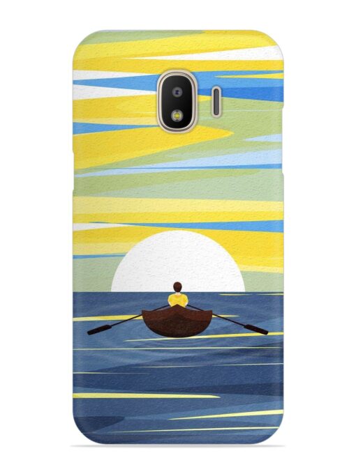 Rowing Person Ferry Paddle Snap Case for Samsung Galaxy J2 (2018) Zapvi