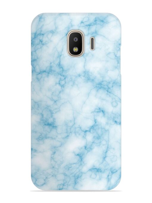 Blue White Natural Marble Snap Case for Samsung Galaxy J2 (2018)