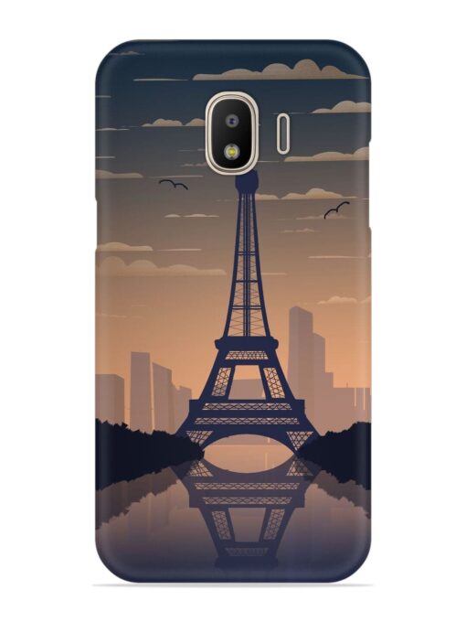 France Paris Eiffel Tower Gradient Snap Case for Samsung Galaxy J2 (2018)