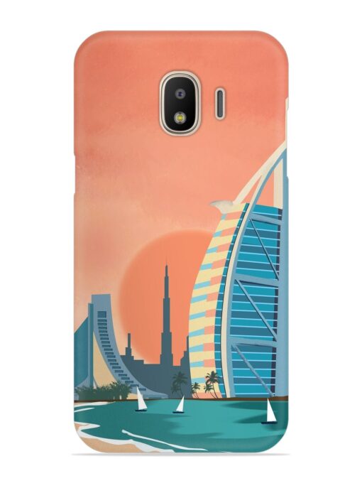 Dubai Architectural Scenery Snap Case for Samsung Galaxy J2 (2018) Zapvi