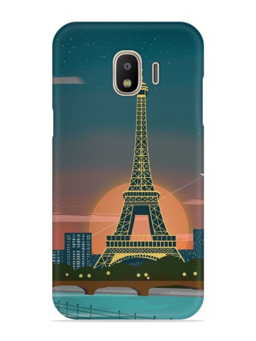 Scenery Architecture France Paris Snap Case for Samsung Galaxy J2 (2018) Zapvi