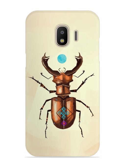 Stag Beetle Vector Snap Case for Samsung Galaxy J2 (2018)