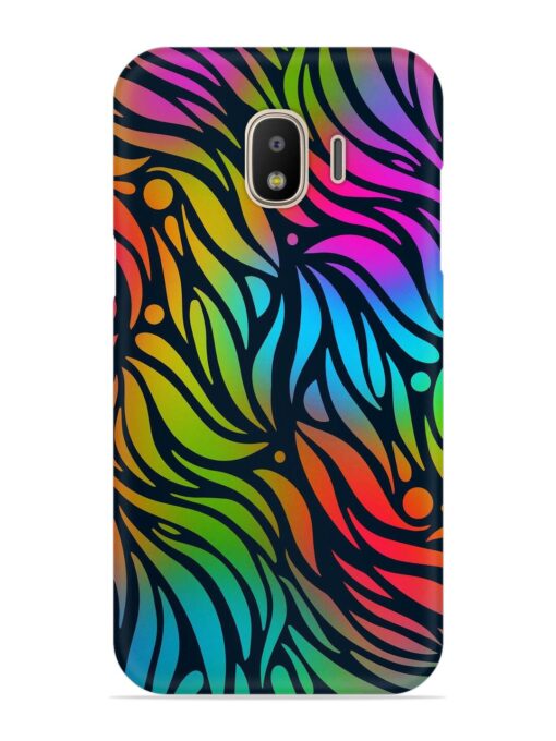 Abstract Leaf Design Snap Case for Samsung Galaxy J2 (2018) Zapvi