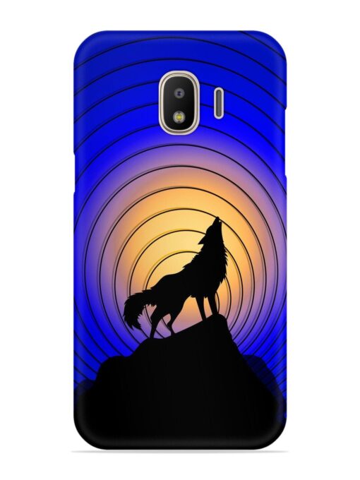 Fox Roaring Design Snap Case for Samsung Galaxy J2 (2018)