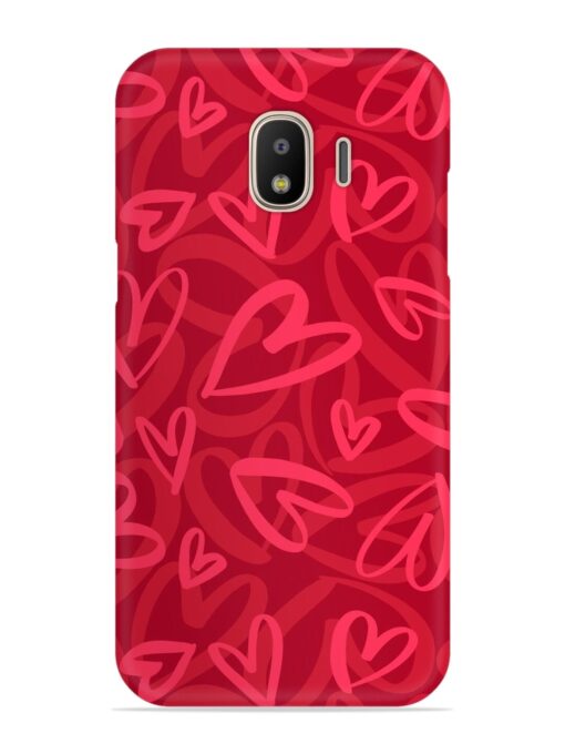 Seamless Romantic Pattern Snap Case for Samsung Galaxy J2 (2018) Zapvi