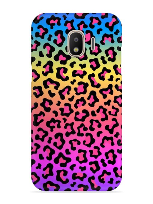 Neon Rainbow Colored Snap Case for Samsung Galaxy J2 (2018) Zapvi