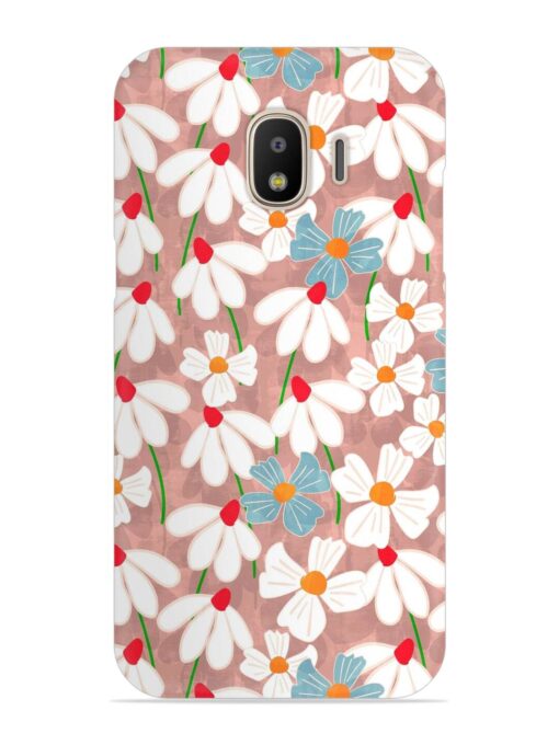 Abstract Petal Flowers Snap Case for Samsung Galaxy J2 (2018) Zapvi