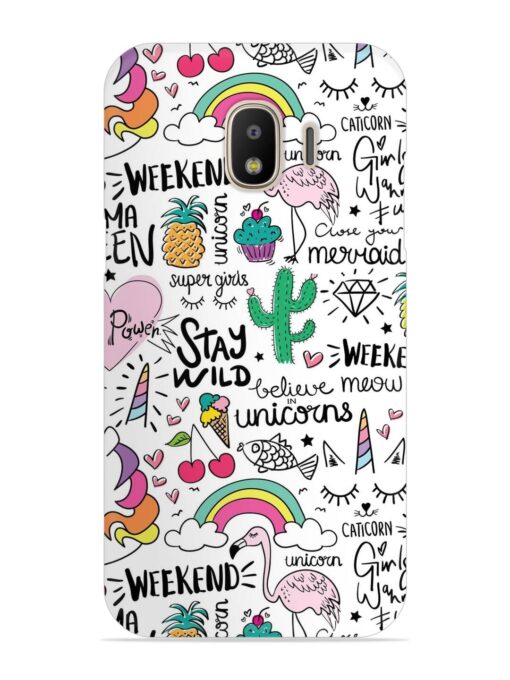 Unicorn Ice Cream Snap Case for Samsung Galaxy J2 (2018)