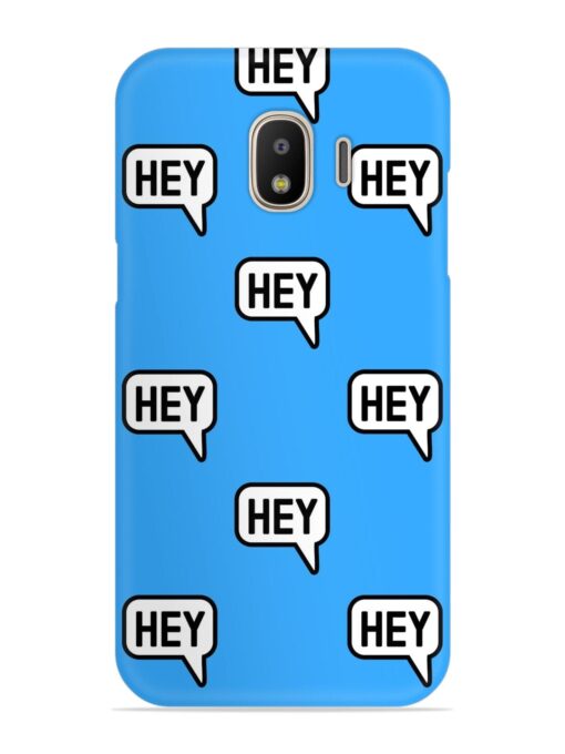 Hey Text Message Snap Case for Samsung Galaxy J2 (2018) Zapvi