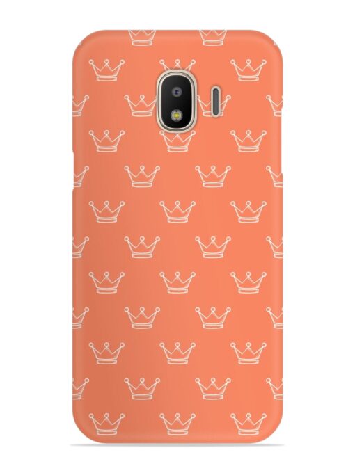 Hand Drawn Crown Snap Case for Samsung Galaxy J2 (2018)