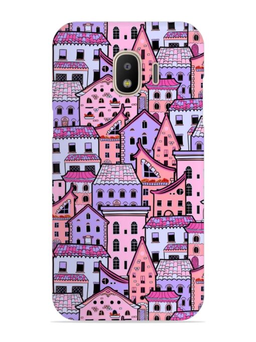 Seamless Pattern Houses Snap Case for Samsung Galaxy J2 (2018)