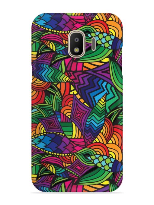 Abstract Multicolor Seamless Snap Case for Samsung Galaxy J2 (2018) Zapvi