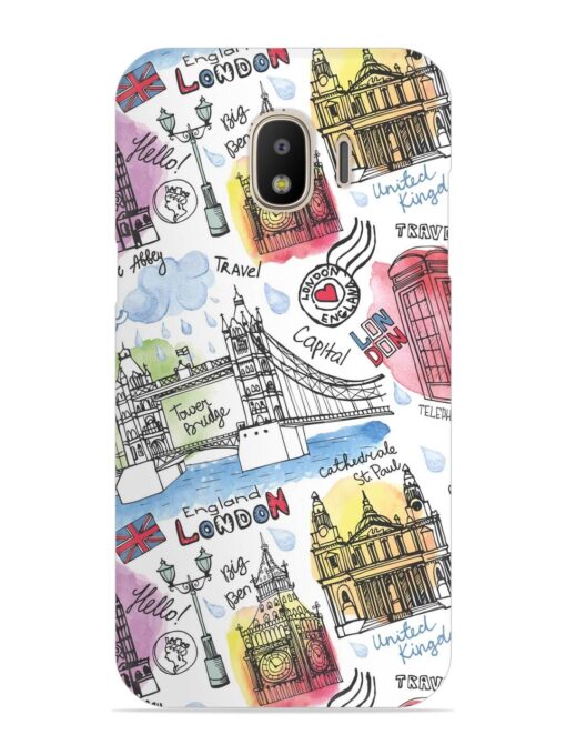 Vector London Landmark Snap Case for Samsung Galaxy J2 (2018) Zapvi