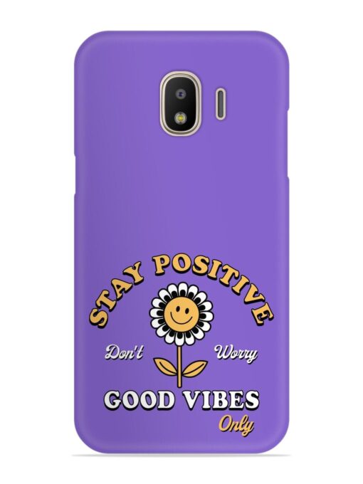 Retro Positive Flower Snap Case for Samsung Galaxy J2 (2018) Zapvi