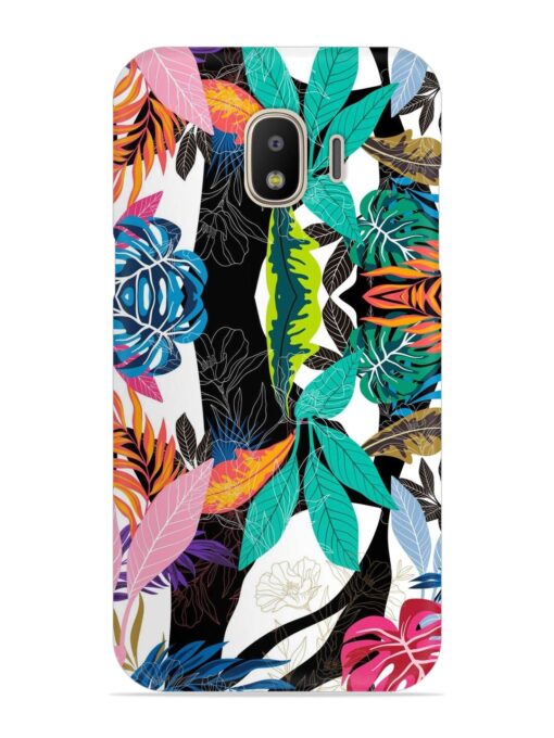 Floral Pattern Bright Snap Case for Samsung Galaxy J2 (2018) Zapvi