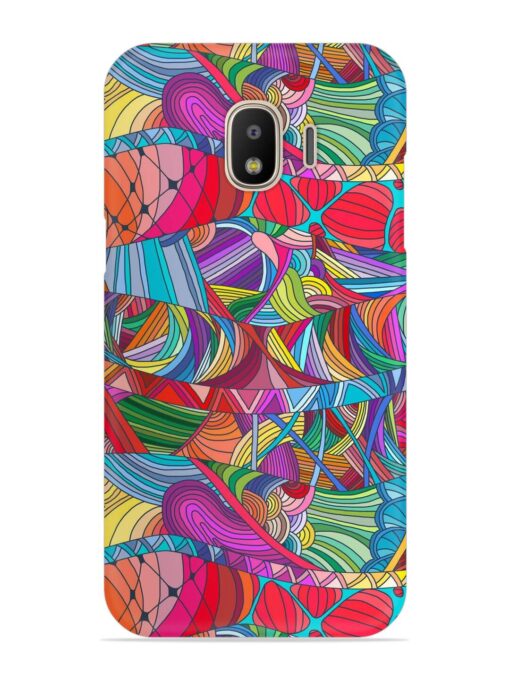 Seamless Patterns Hand Drawn Snap Case for Samsung Galaxy J2 (2018) Zapvi